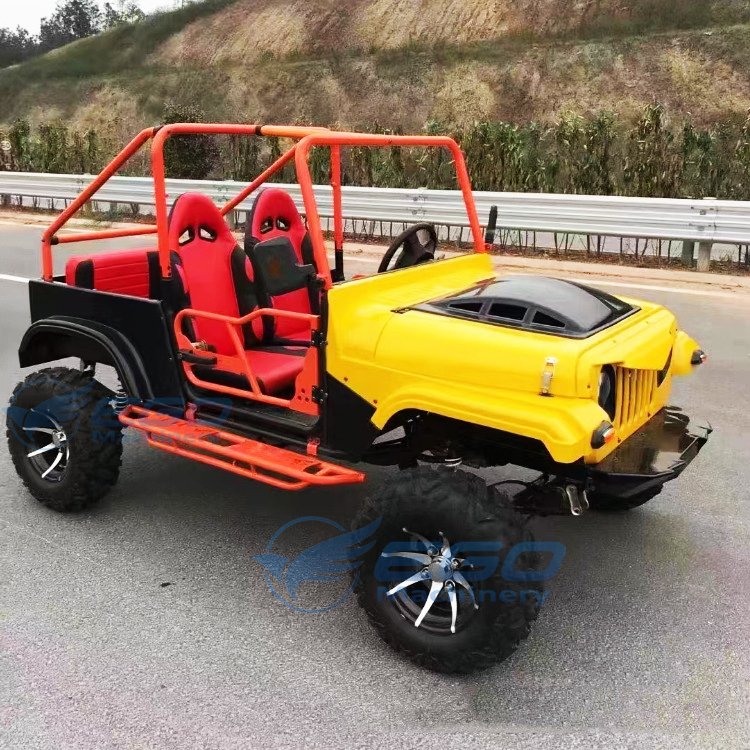 Electric Jeep Lithium Battery Powered High Performance Buggy 2Seats Patrol Car Four-Wheels 300cc Atv