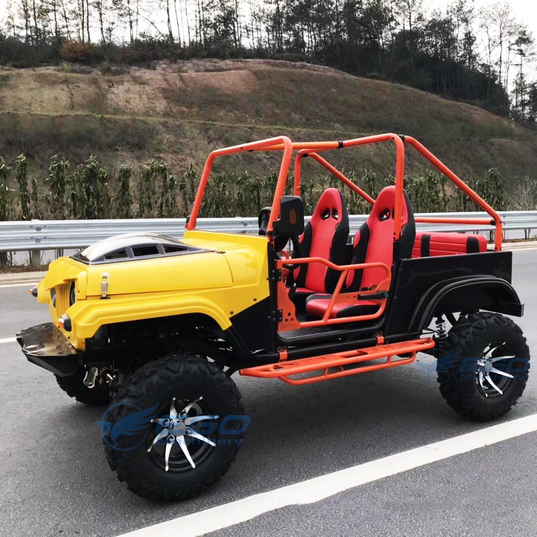 Electric Jeep Lithium Battery Powered High Performance Buggy 2Seats Patrol Car Four-Wheels 300cc Atv