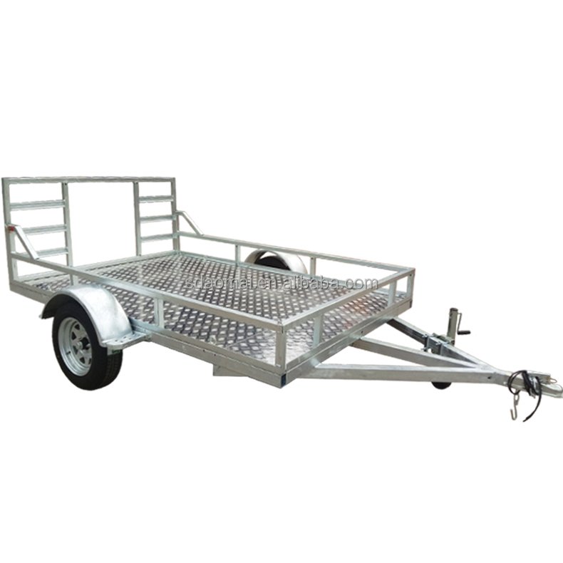 Powder Coated 5x8ft 6x10ft 6x12ft Landscape Trailer for ATV/UTV Utility Trailer for Sale