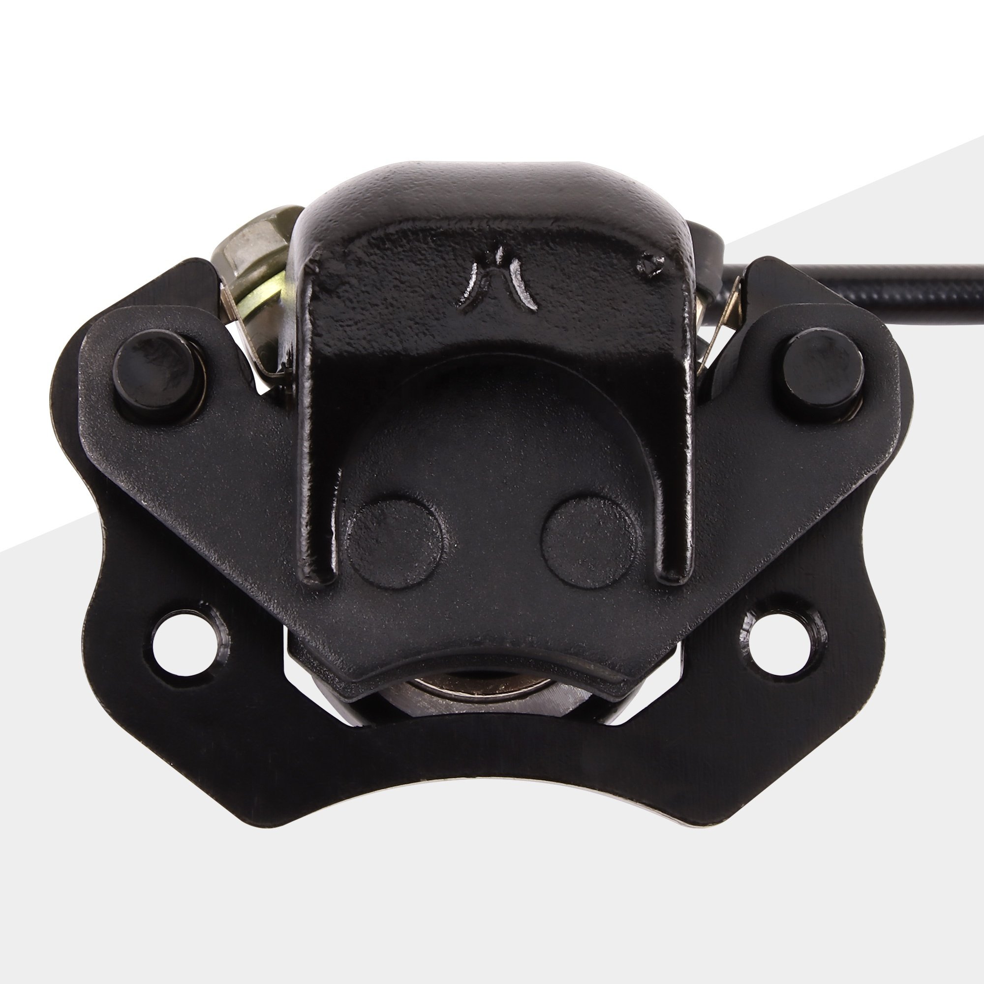 GOOFIT Rear Foot Brake Clutch Folding Hydraulic Master Cylinders Pump Caliper Assembly Replacement for 50cc 70cc 90cc 110cc ATV