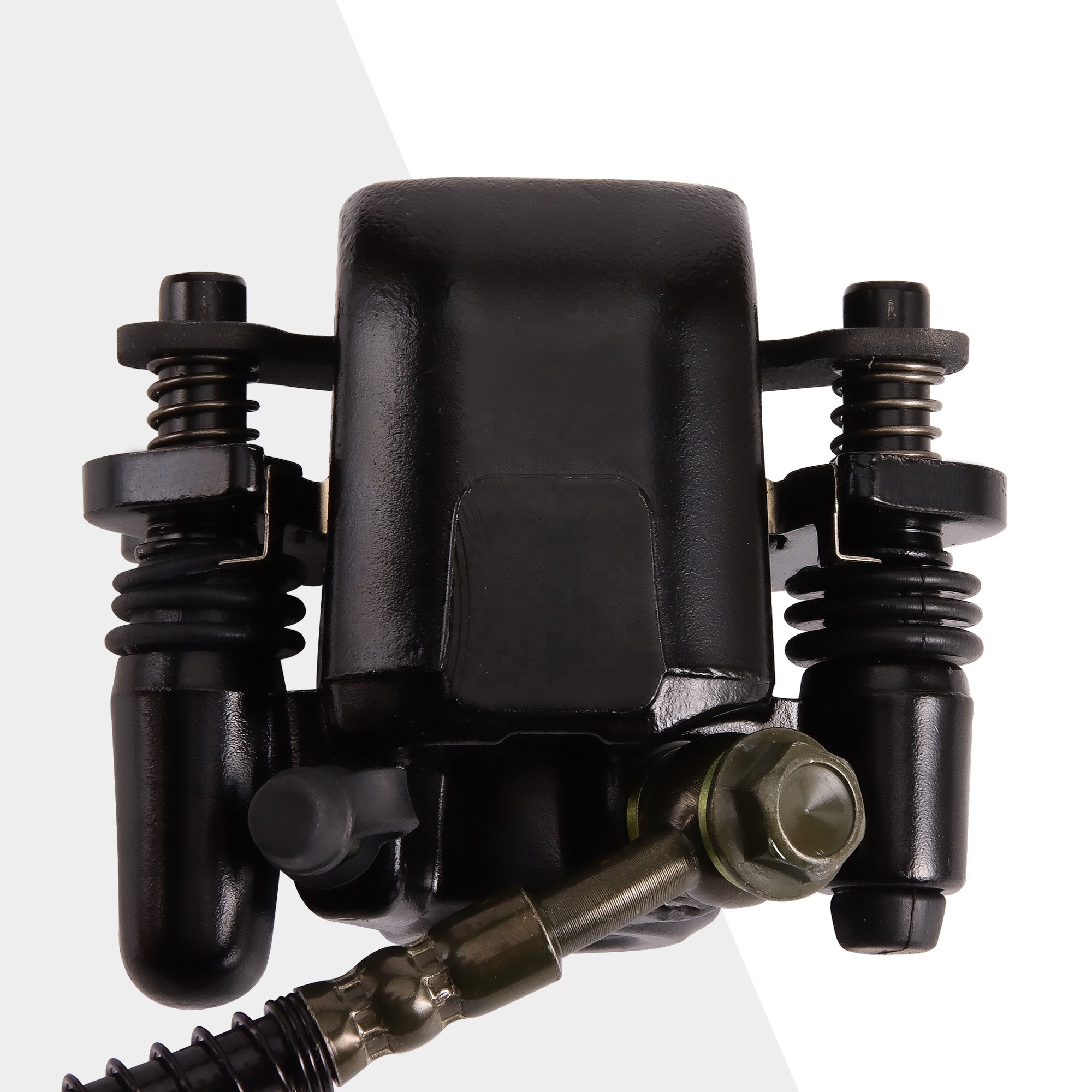 GOOFIT Rear Foot Brake Clutch Folding Hydraulic Master Cylinders Pump Caliper Assembly Replacement for 50cc 70cc 90cc 110cc ATV