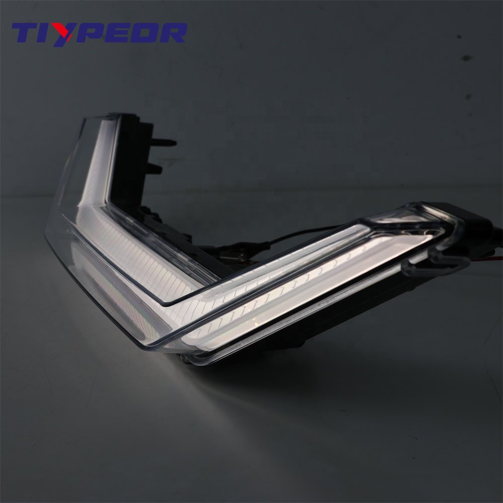 TIYPEOR ATV UTV Front Accent Light LED Center Grill DRL White/Yellow Turn Signal Light for Polaris RZR PRO XP/4 2020-2021