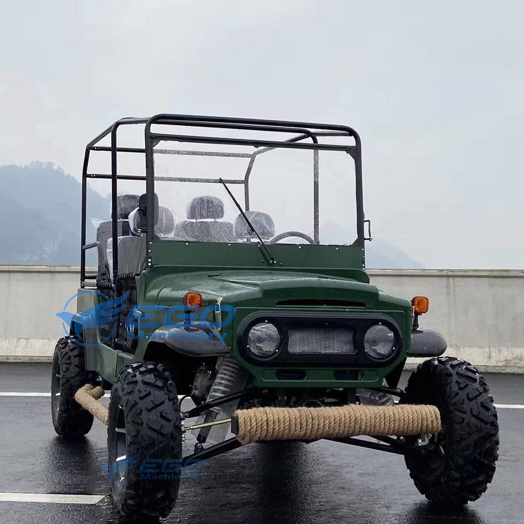 Powerful Spacious and Comfortable Mini Willis Jeep Buggy Car Electric Mini Jeep 4 Seater Mini Jeep for Adult