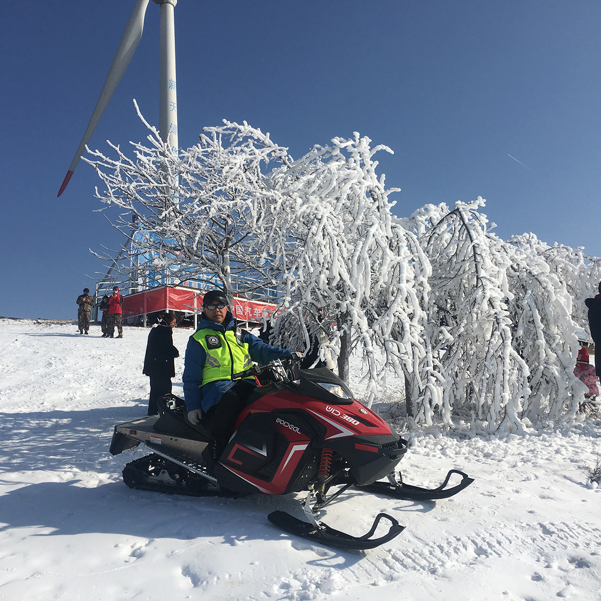 Brand New Fuel-type Two-seater Tracked Adult Snowmobile ATV/UTV 150