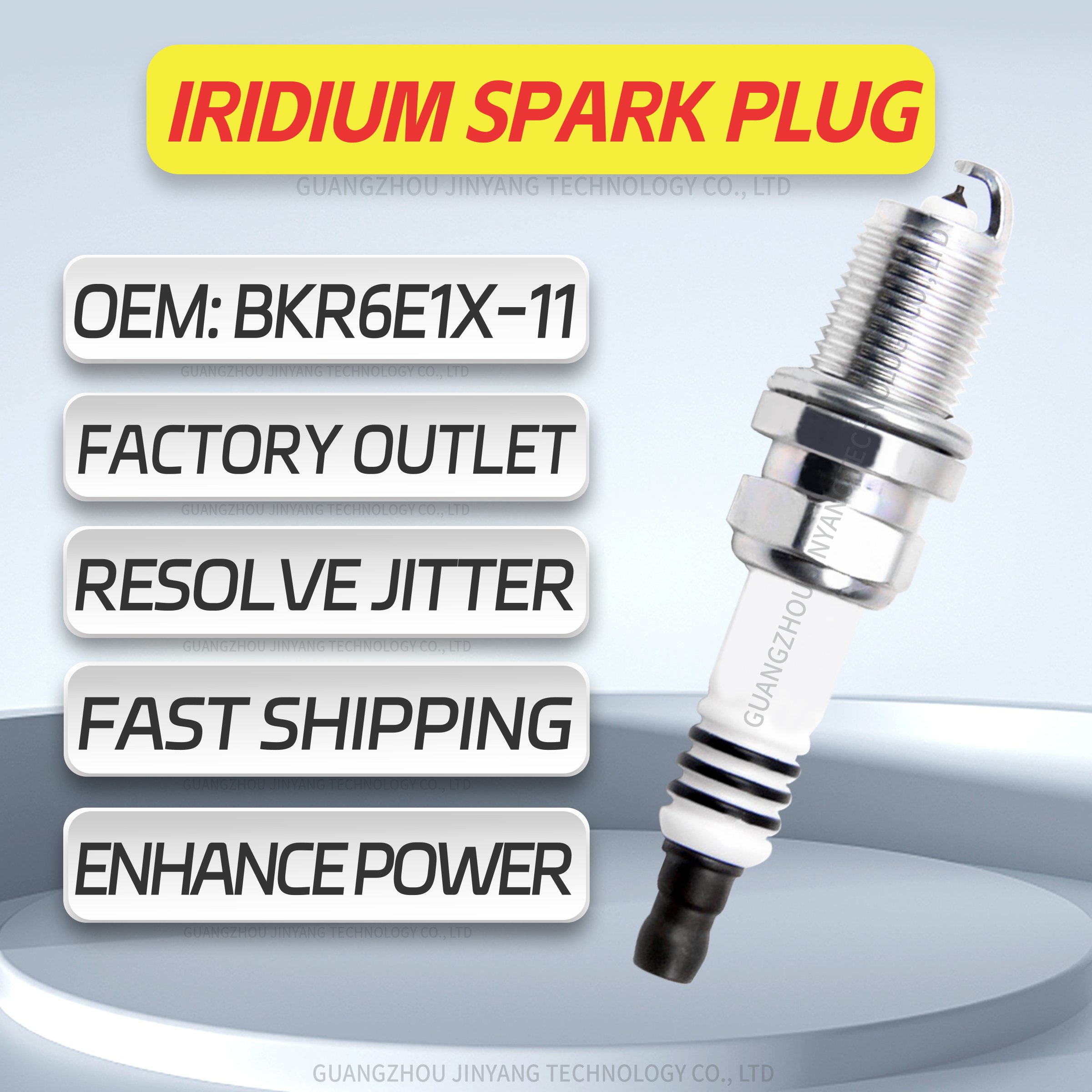 Ignition Heater Spark Plugs 3764 BKR6E1X11 BKR6E1X-11 Iridium Spark Plug For car