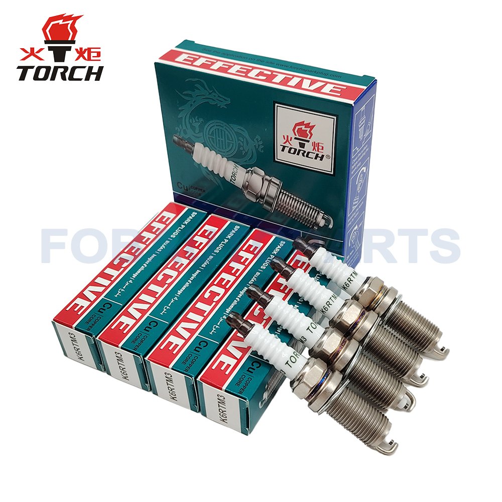 TORCH K6RTM3 Spark Plug Replace for NGK SILFR6C11 for Denso VFKH20 for Bosch FR7NII33X Spark Plug for DFSK GLORY DONGFENG JAC