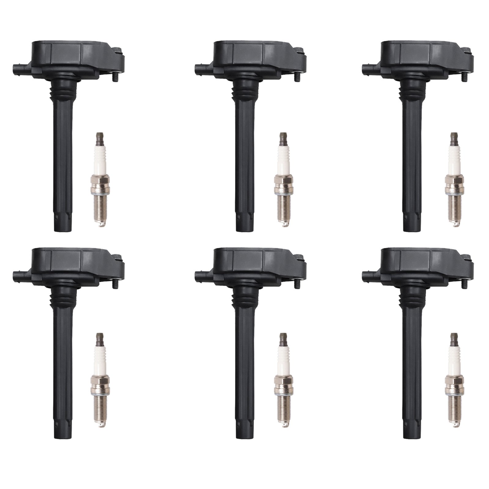 For Dodge Ram For Chrysler 3.6L 2016-2021 6pcs Ignition Coil with Spark Plug UF807 0221504038 68223569AB