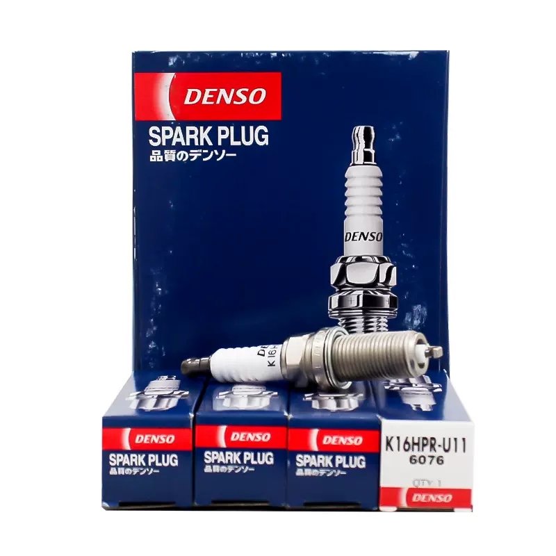 Original Genuine DENSO Spark Plug 6076 K16HPR-U11 Iridium High Quality NO Cheap Fake Best Price OEM 09482-00605 K20HR-U11