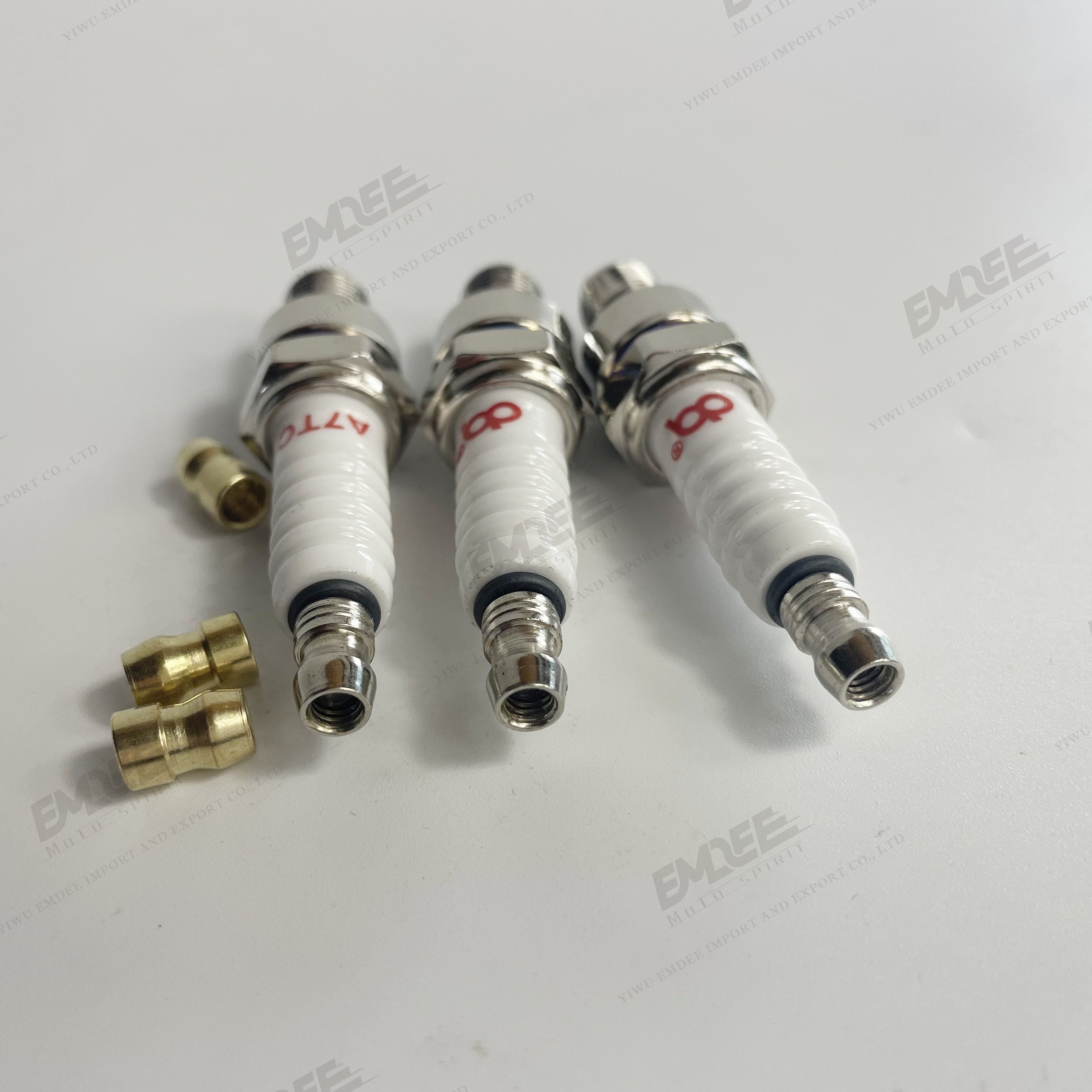 Motorcycle Parts High Quality Ignition System Spark Plug A7TC bright nickel Red marking Factory Direct Wholesale