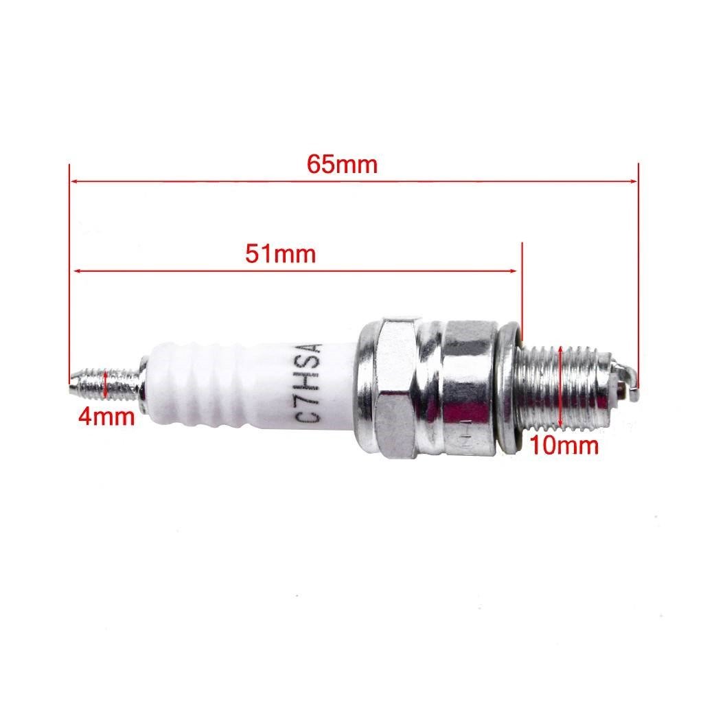 Repuesto de bujia A7TC para motocicleta de 50 cc, 70 cc, 90 cc, 110 cc, 150 cc bujias