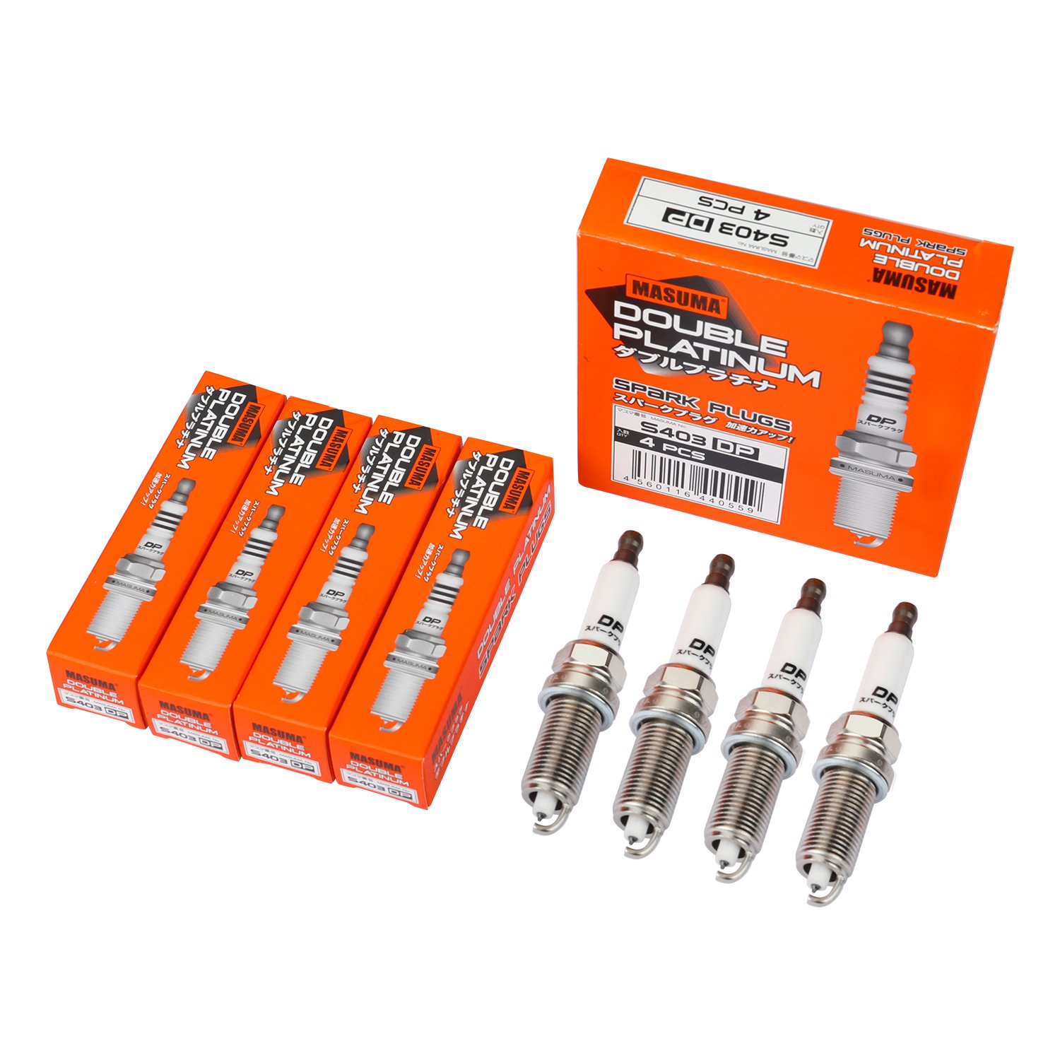 S403DP Japan MASUMA Car Double Platinum Spark Plug for TOYOTA 90919-01247 90919-01191