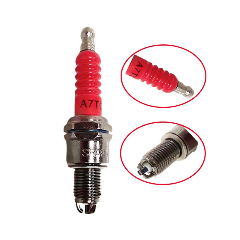 Motorcycle spark plugs A7TC, D8TC, B8RTC, three-prong, single-prong spark plugs wholesale.accesorios de moto