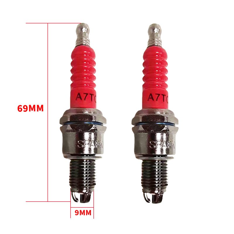 Motorcycle spark plugs A7TC, D8TC, B8RTC, three-prong, single-prong spark plugs wholesale.accesorios de moto
