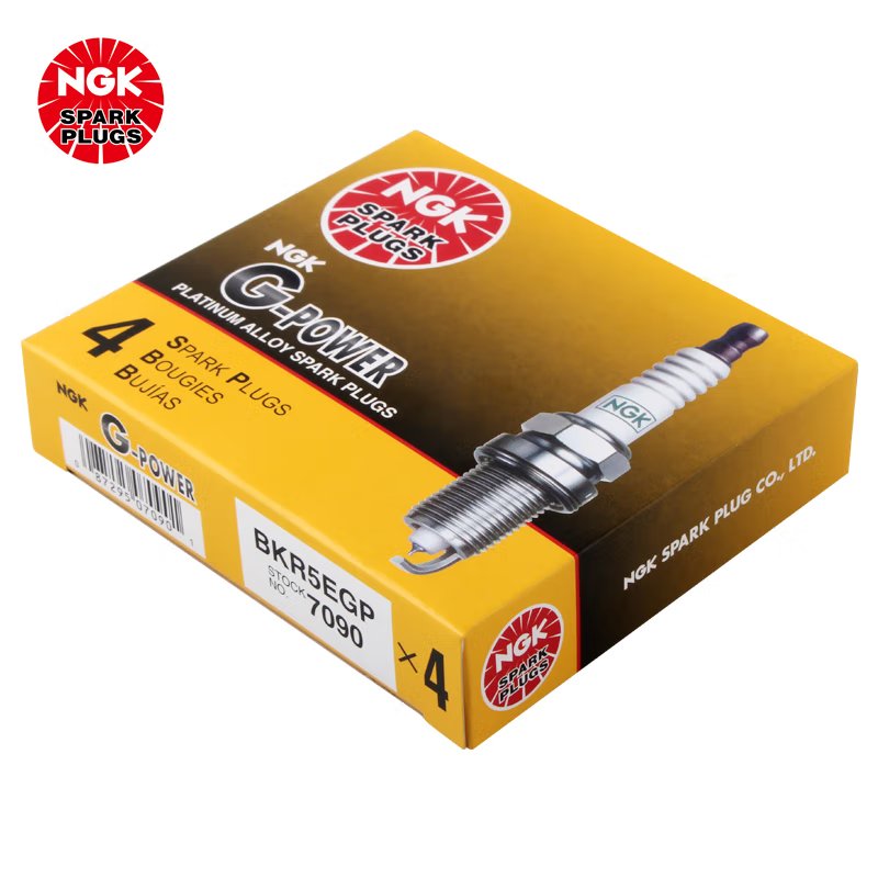 Wholesale Original Genuine NGK Spark Plug Single Platinum BKR5EGP 7090 Car Engine Spark Plug for VW TOYOTA NISSAN