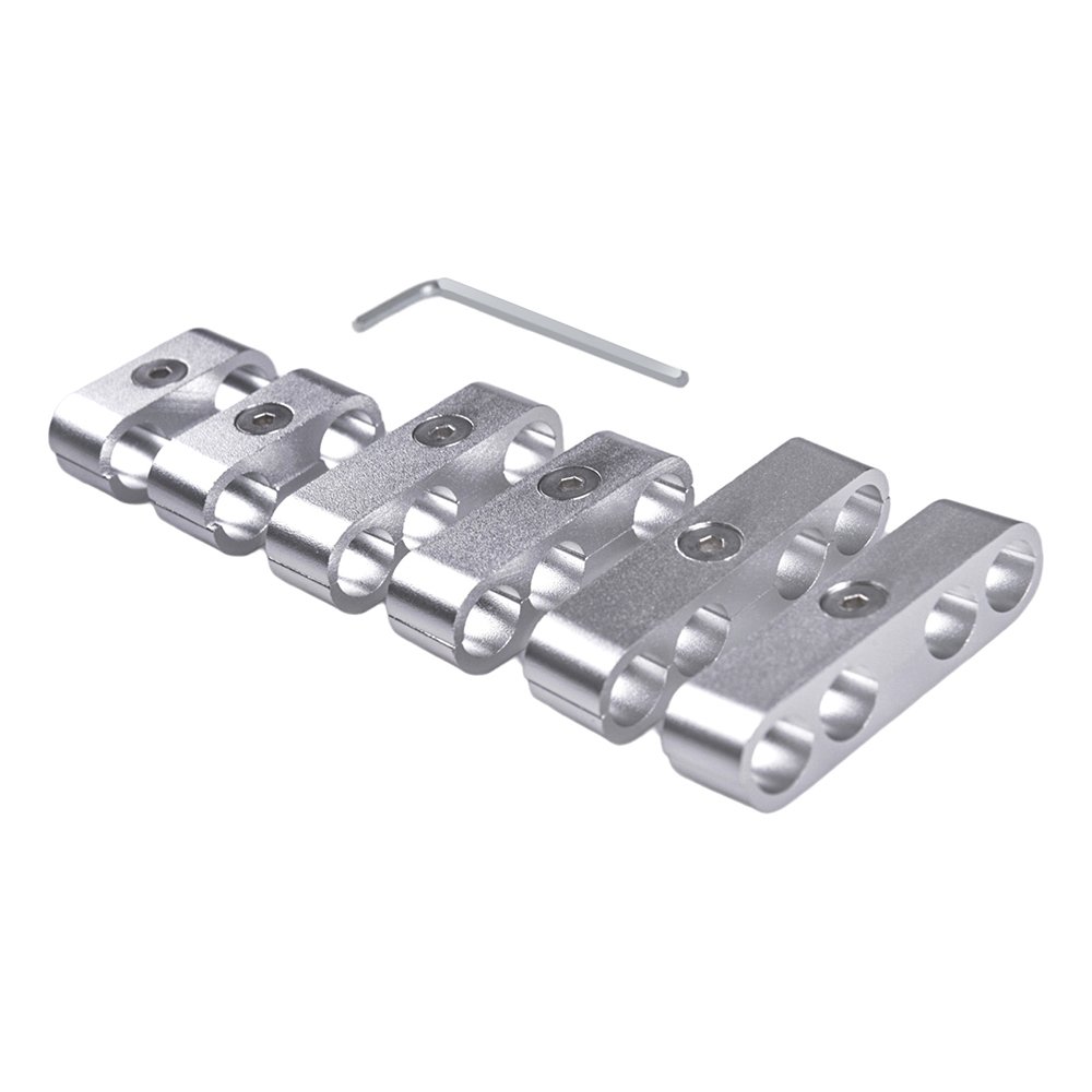 Aluminum 7mm 8mm Red Silver Black Blue Spark Plug Wire Separators Dividers Looms For Chevy Ford 9723R