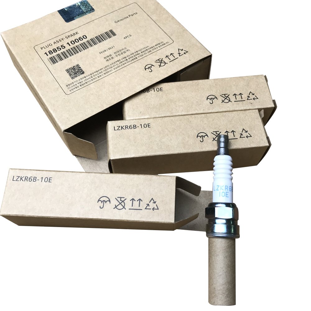 Professional Iridium Spark Plugs 18855-10060 LZKR6B-10E Bujias For Korean Car
