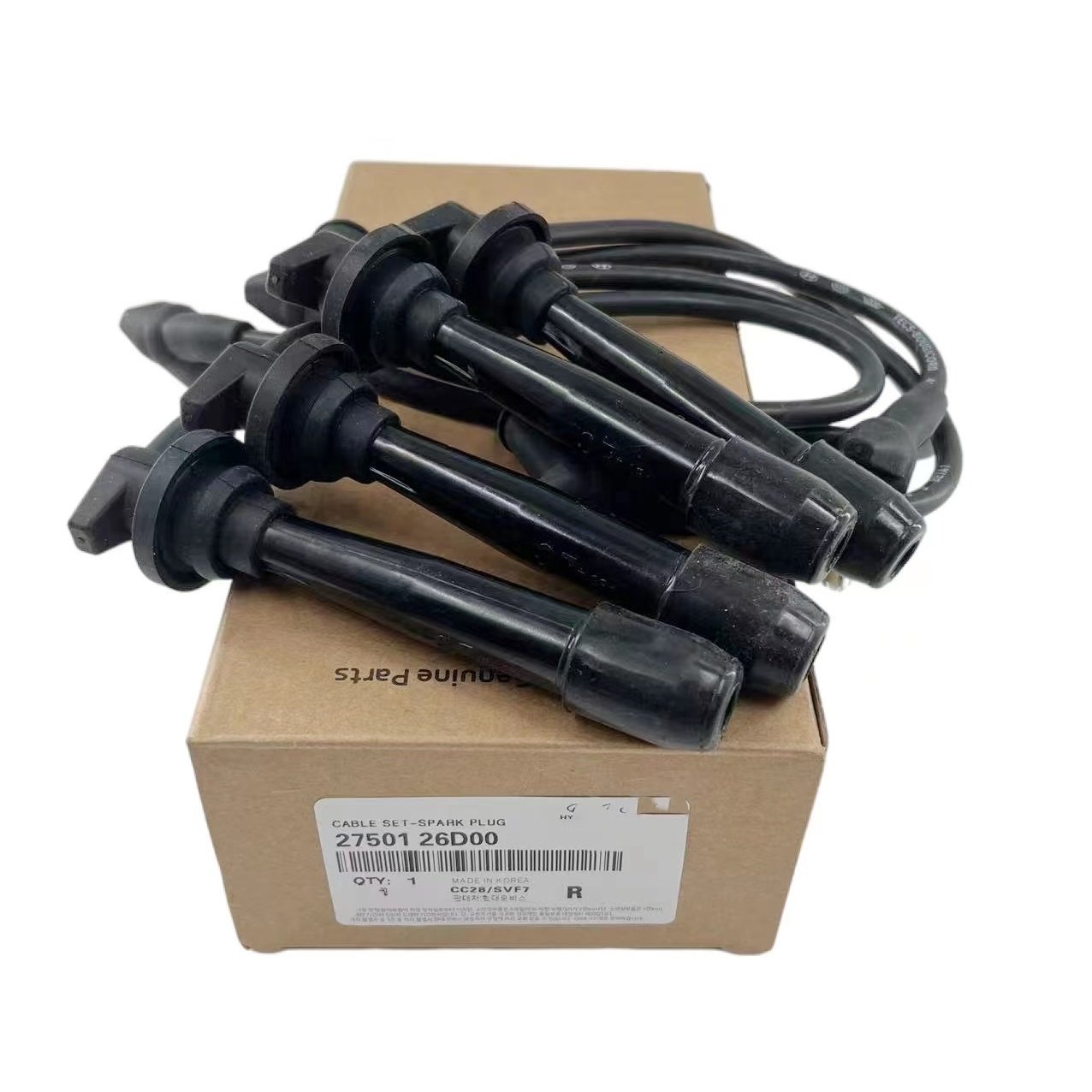 Original-quality spark plug wire 27501-26D00 2750126D00 2750123B70 27501-23B70 is suitable for Hyundai Kia.