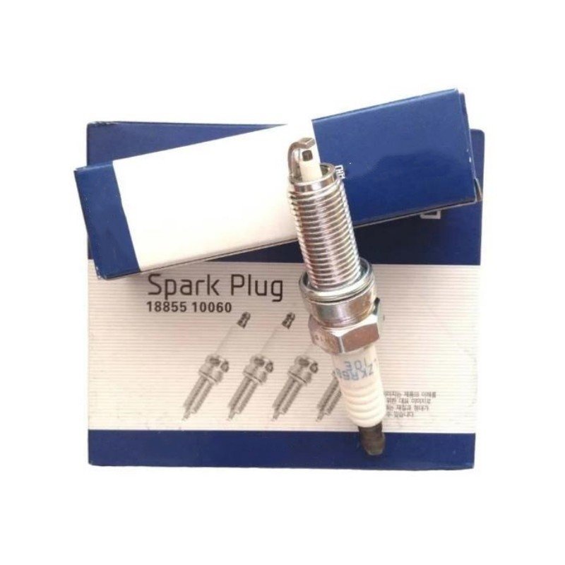 Iridium Spark Plug For Automotive Parts in Korea Cars Lzkr6b-10e 18855-10060 Mobis Consumables Parts Bujia Candles