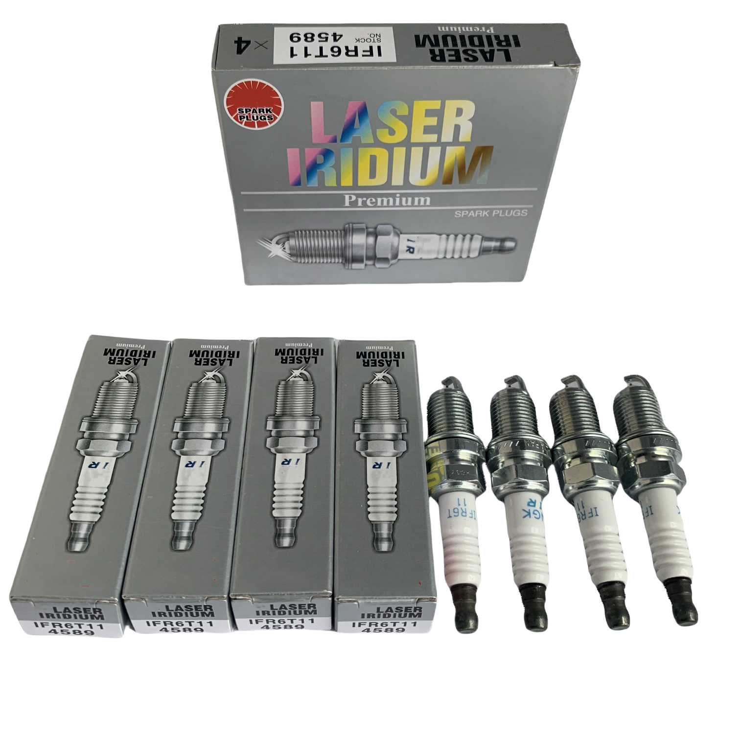 Hot Sale High quality Iridium Spark Plug platinum Bujias IFR6T11 4589 For Toyota RAV4/PREVIA 2.4L Land Cruiser