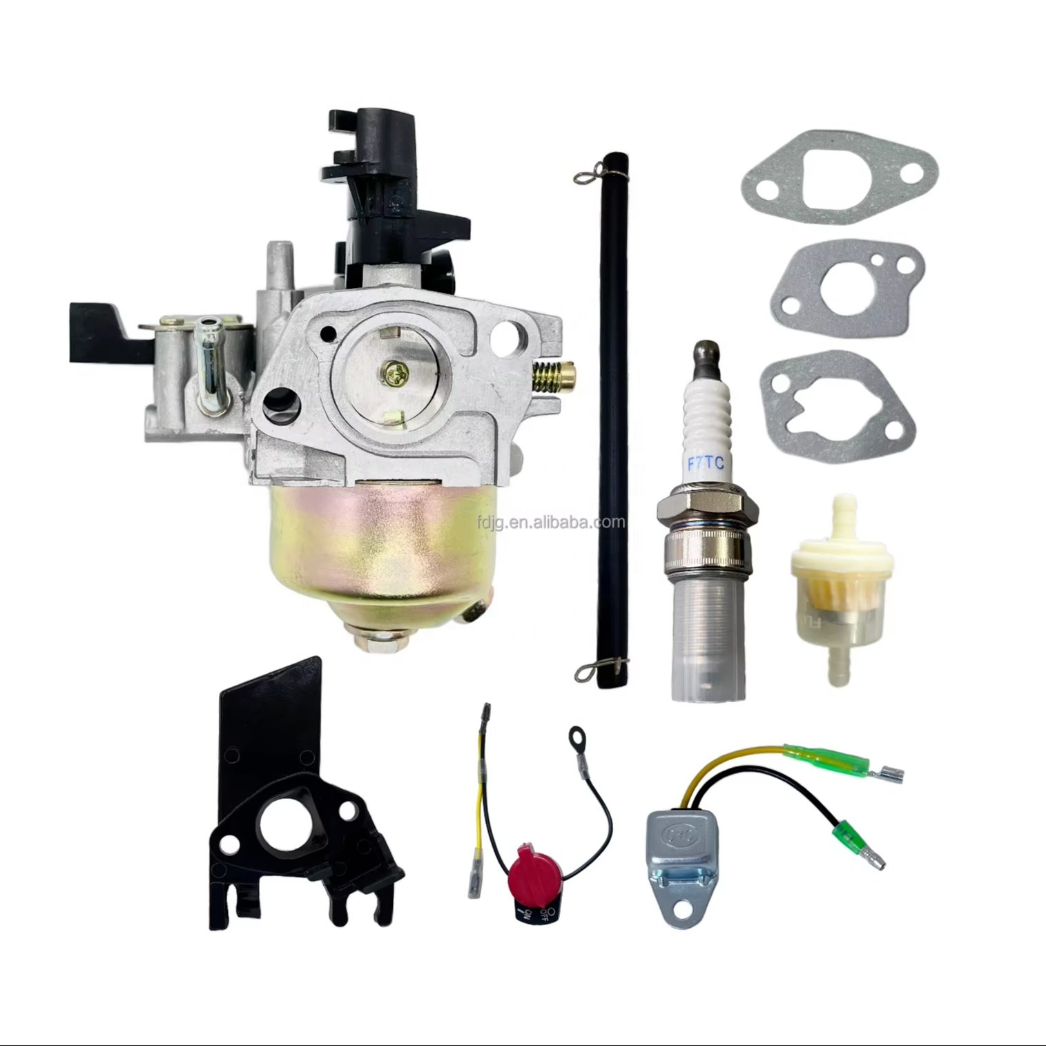 168F 170F GX160 GX200 Carburetor Water Pump Engine Generator Spare Parts Spark Plug Gasoline Other Engine Parts