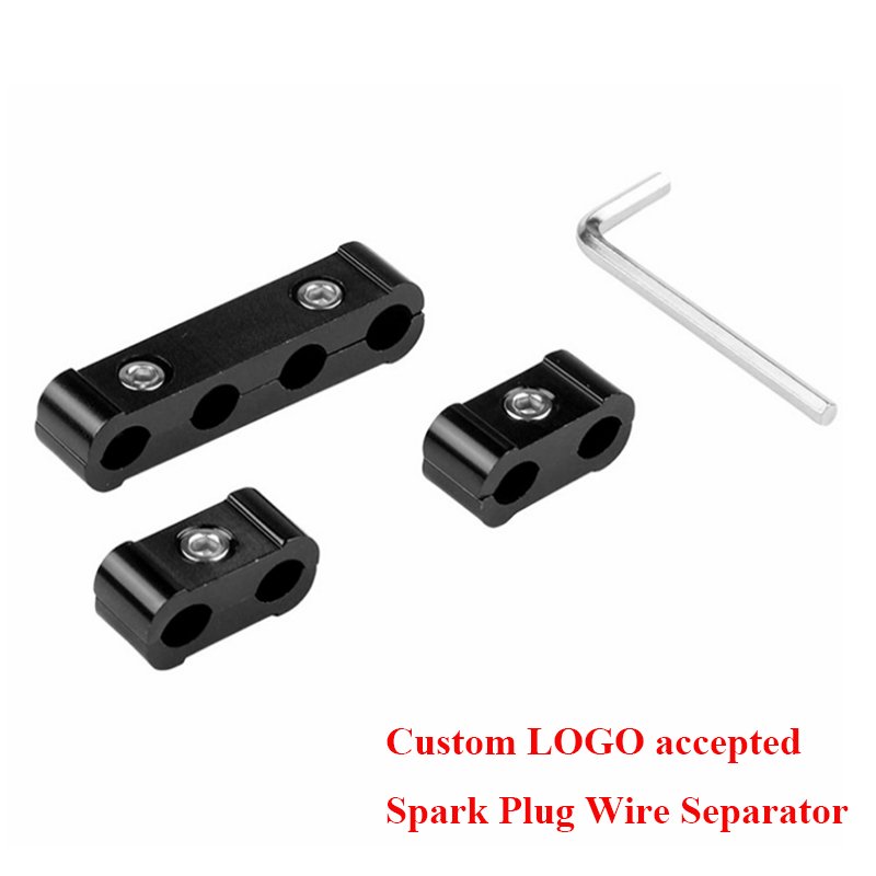 Car Engine Spark Plug Wire Separator Divider Set for 8mm 9mm 10mm Spark Plug Wire Holder Clamp Ignition Wire Loom Divider