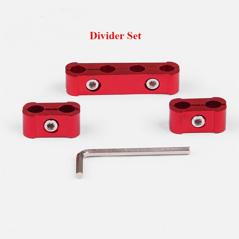 Car Engine Spark Plug Wire Separator Divider Set for 8mm 9mm 10mm Spark Plug Wire Holder Clamp Ignition Wire Loom Divider