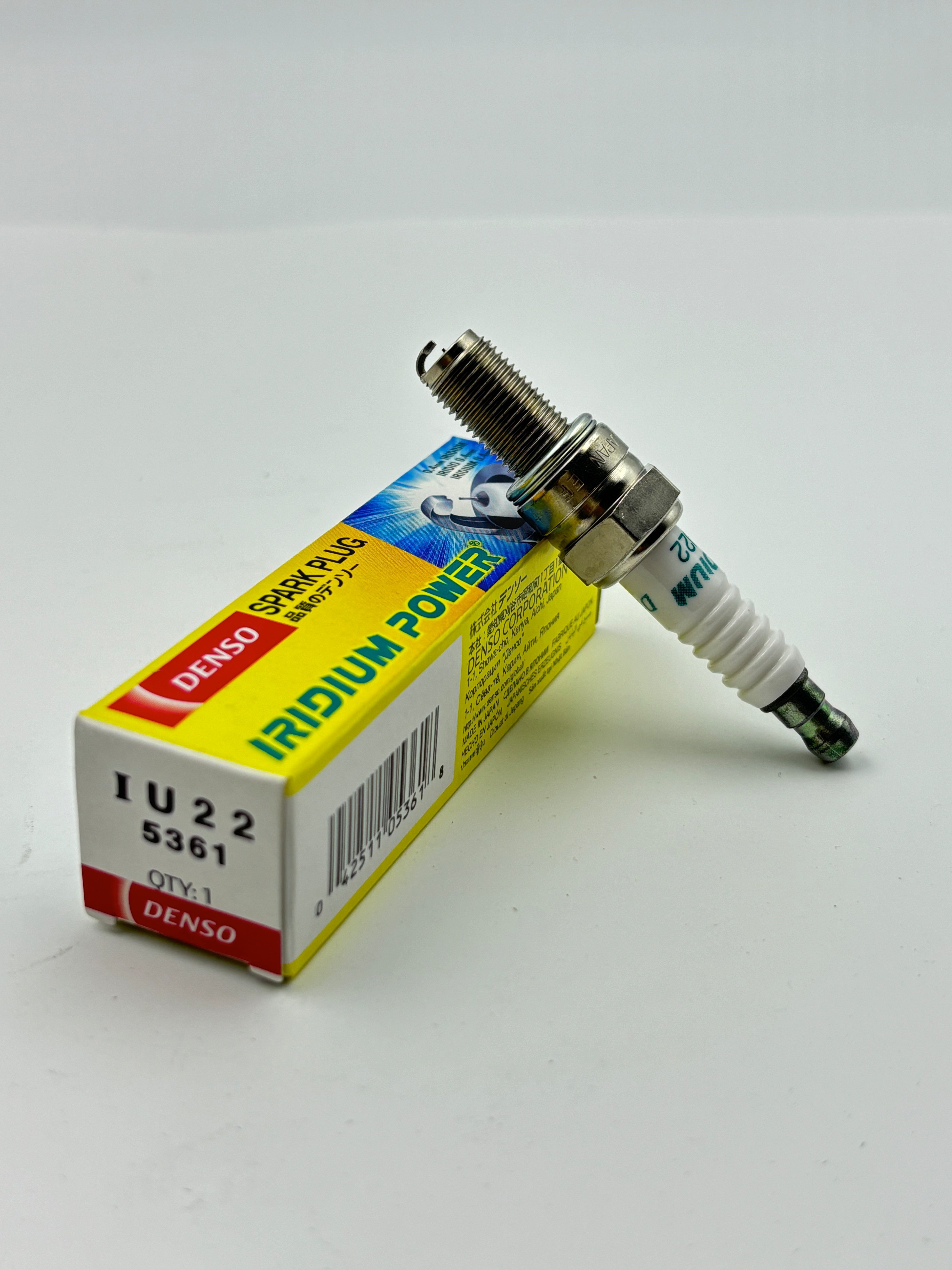Verified Suppliers DENSO Spark Plug 5361 IU22 For Motorcycles HONDA PCX, VARIO PGMFI 125 / SUZUKI MAJESTY NEO / YAMAHA Nouvo AT
