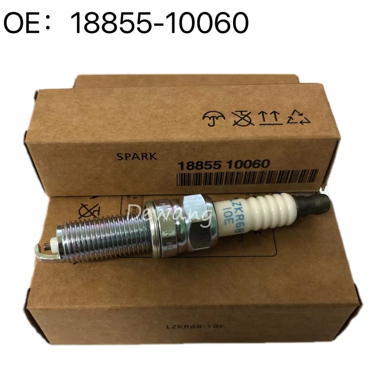 In Stock 18855-10060 LZKR6B-10E Spark Plugs wholesale auto parts for nissan 1885510060