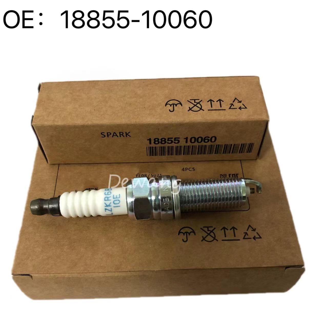 In Stock 18855-10060 LZKR6B-10E Spark Plugs wholesale auto parts for nissan 1885510060