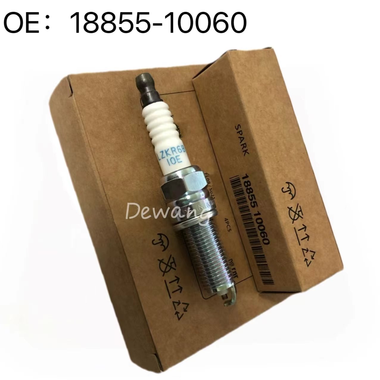 In Stock 18855-10060 LZKR6B-10E Spark Plugs wholesale auto parts for nissan 1885510060