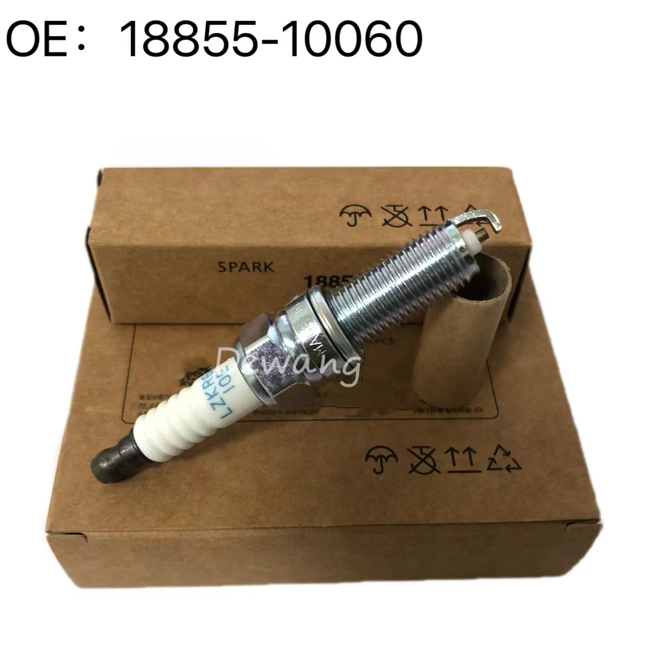 In Stock 18855-10060 LZKR6B-10E Spark Plugs wholesale auto parts for nissan 1885510060