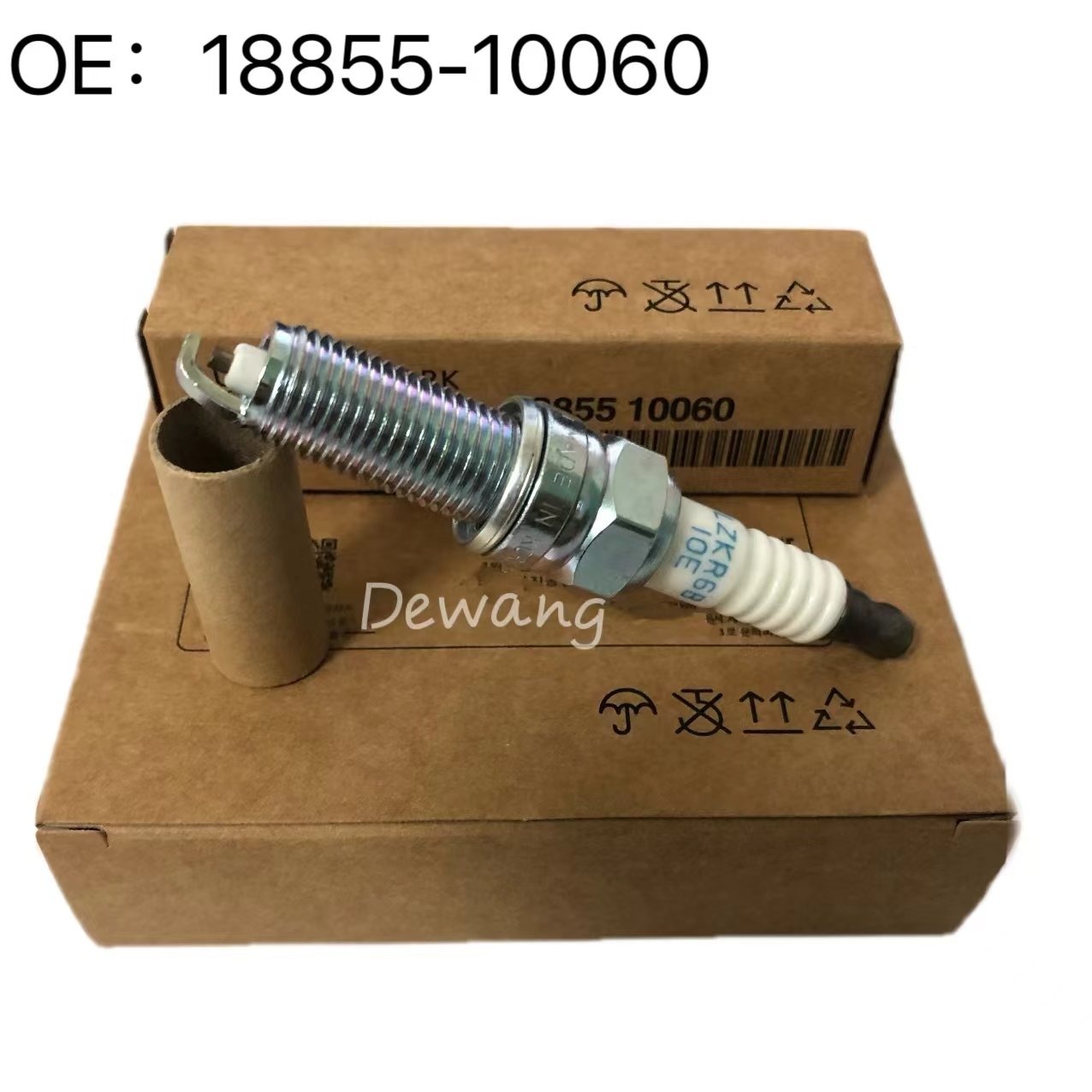 In Stock 18855-10060 LZKR6B-10E Spark Plugs wholesale auto parts for nissan 1885510060