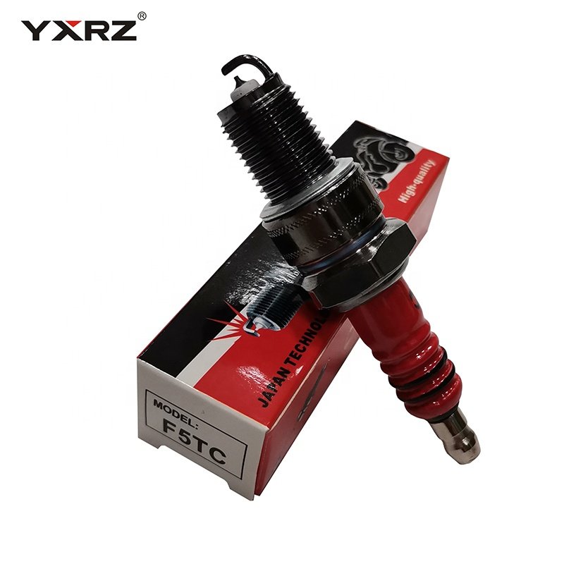 Wholesale Production Engine Parts Ax100 Lridium Generator Spark Plug F5Tc Motorcycle Spark Plugs