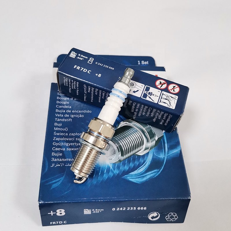 Good Quality Auto Spare Parts Ignition Bujias Candle 0242235666 Fr7Dc+8 +9 +10 +42 +45 Spark Plug for BOSCH