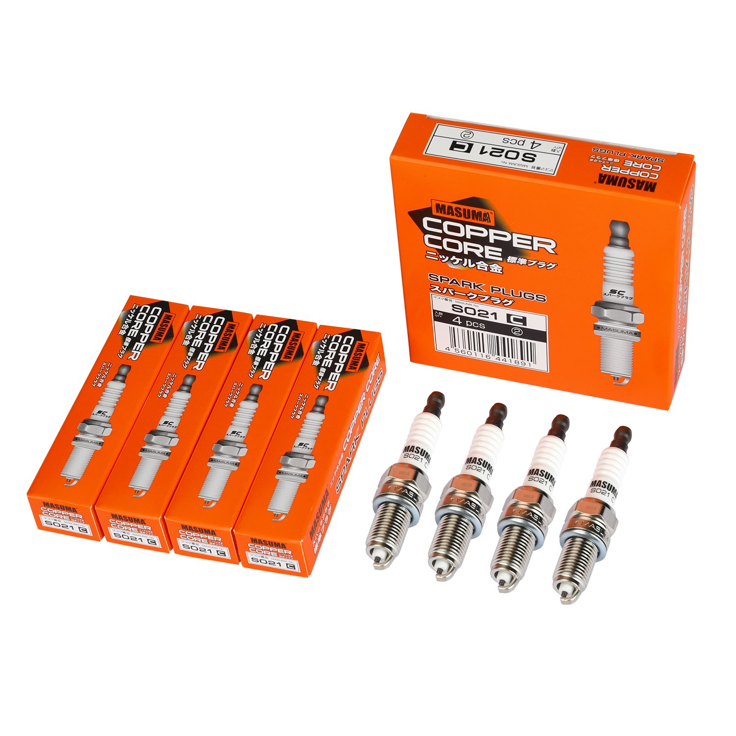 MASUMA S021C Auto spare Parts car Spark plug 09482-00448 22401KA240 MS851317 for MITSUBISHI SUZUKI