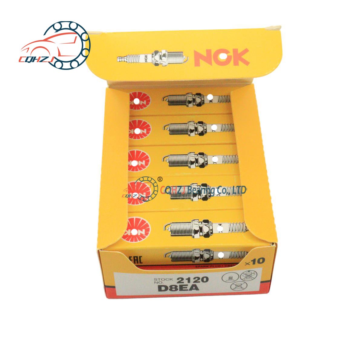 CQHZJ High performance ceramic burner single electrode motorcycle engine part iridium C7HSA A7TC D8EA CPR6EA spark plug for GY6