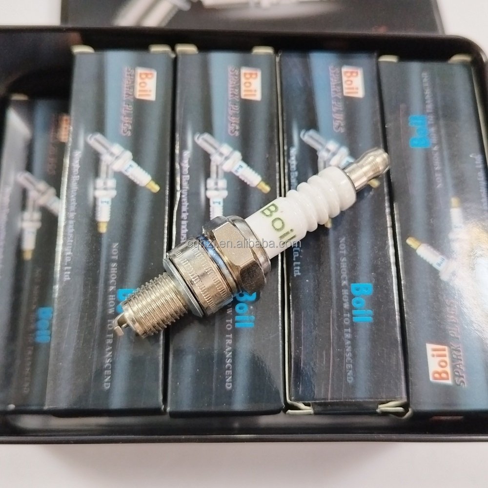CQHZJ High performance ceramic burner single electrode motorcycle engine part iridium C7HSA A7TC D8EA CPR6EA spark plug for GY6