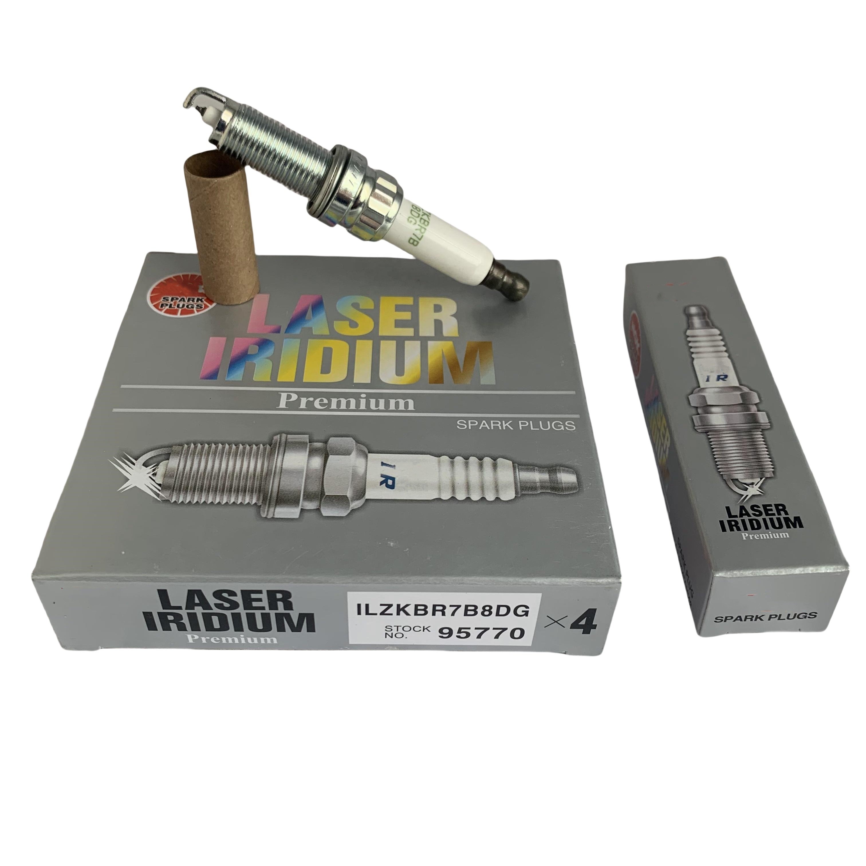 Car Metal Iridium Platinum Spark Plugs ILZKBR7B8DG 95770 0242129512 for Peugeot Citroen Mini Cooper