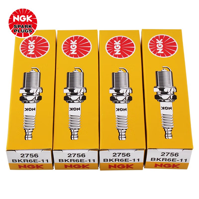Original Japan Genuine NGK Spark Plug Nickel alloy BKR6E-11 2756 bujias Car Engine Spark Plug for Chrysler HONDA SUZUKI