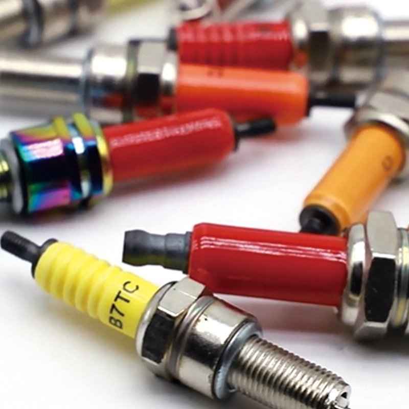 High quality Powerful resistive motorcycle spark plugs for bosch bajaj ct100 spark plug motorcycle for Motorcycle Parts