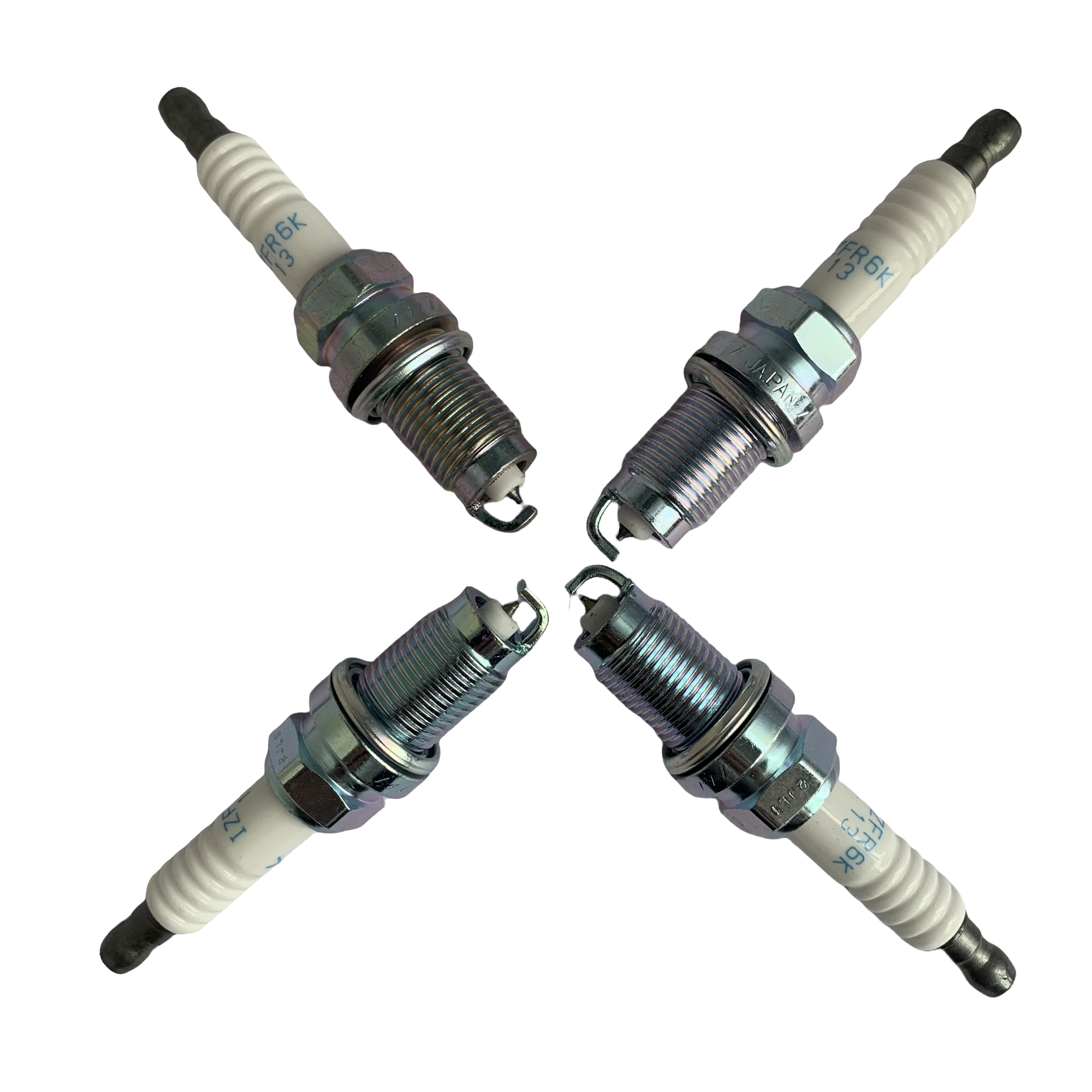 Auto engine Systems 4 PCS Laser Iridium Spark Plugs IZFR6K13 6774 IZFR6K-13 6774 For NGK Honda Accord 1.5L 2.4L