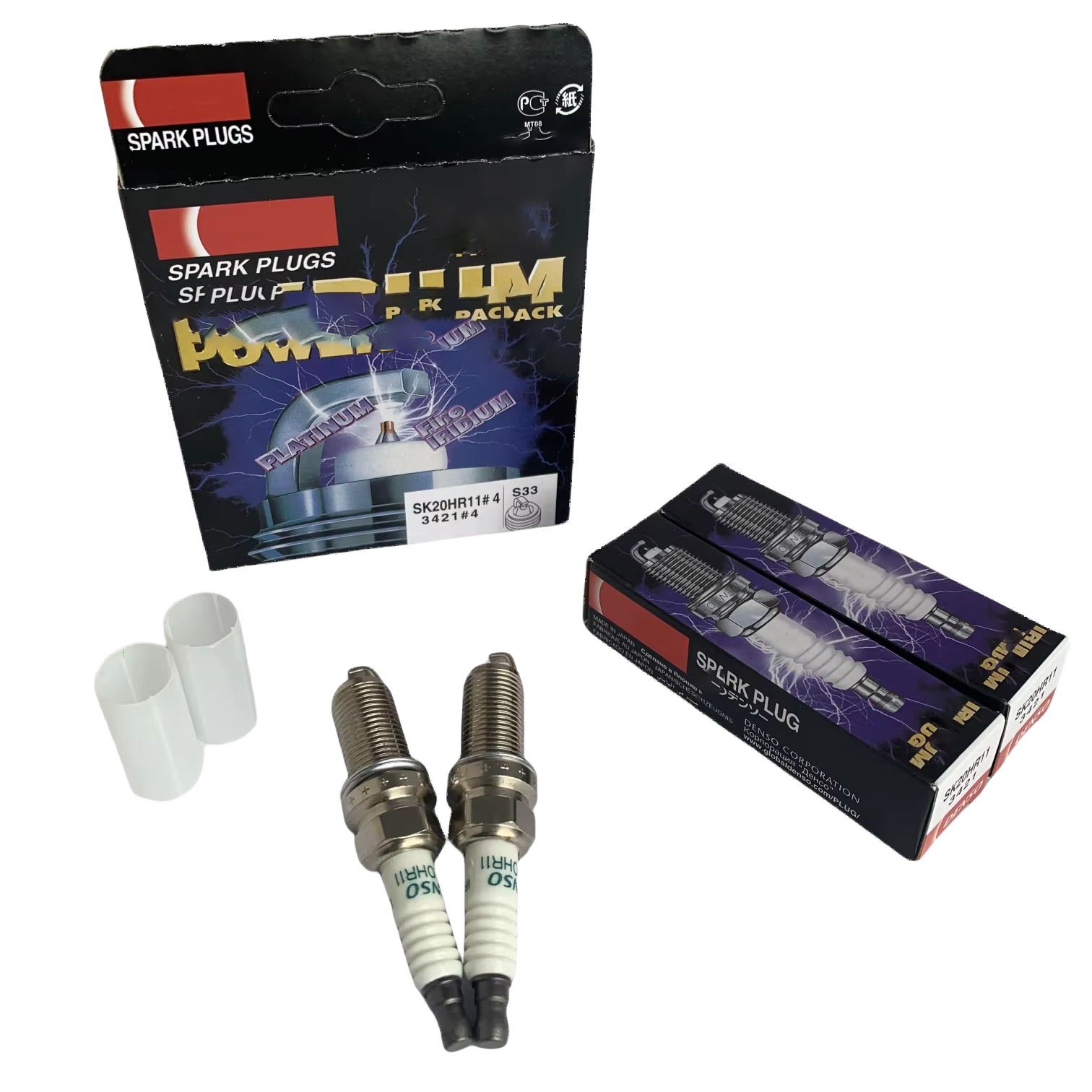 High quality Wholesale Iridium platinum Plugs for COROLLA RAV4 YARIS DENSO SC20HR11 3444