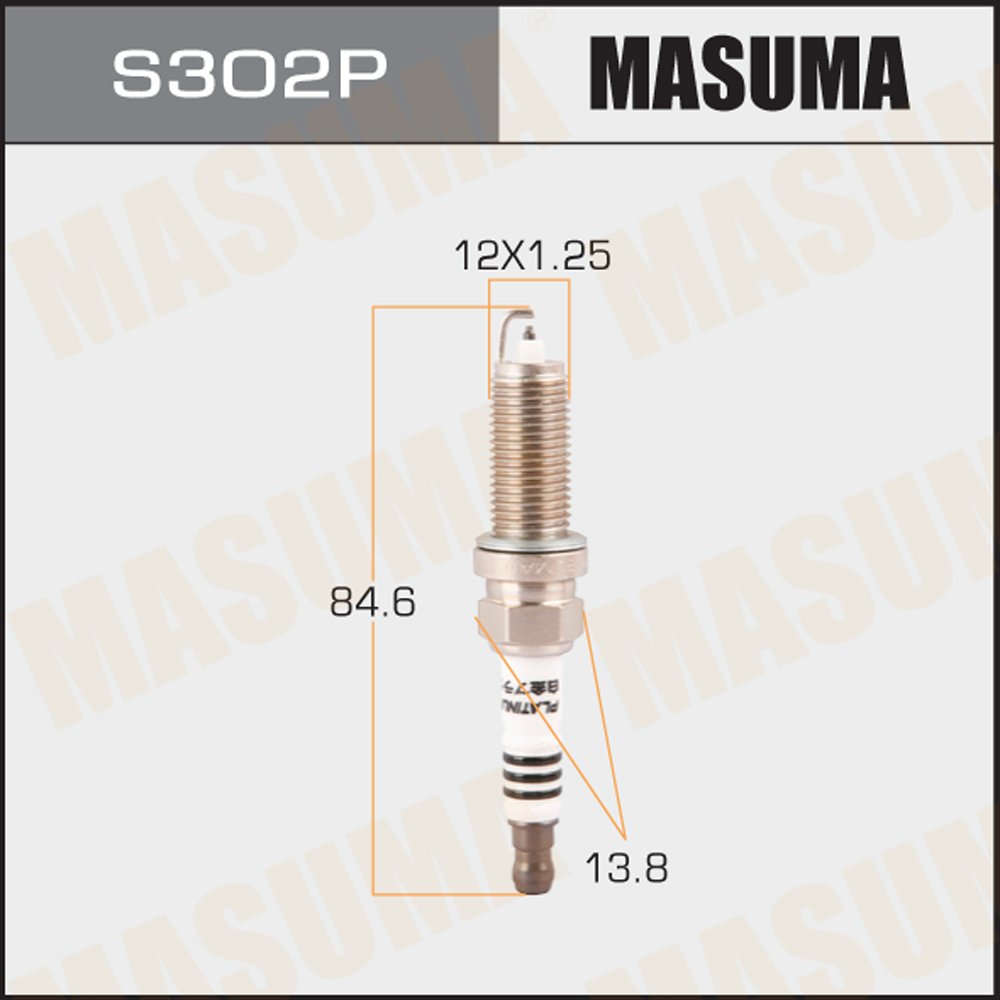 S302P MASUMA Brand Professional platinum Auto parts Spark Plug 1N19-18-110 22401-1HC1B 22401ED51A 22401-ED815