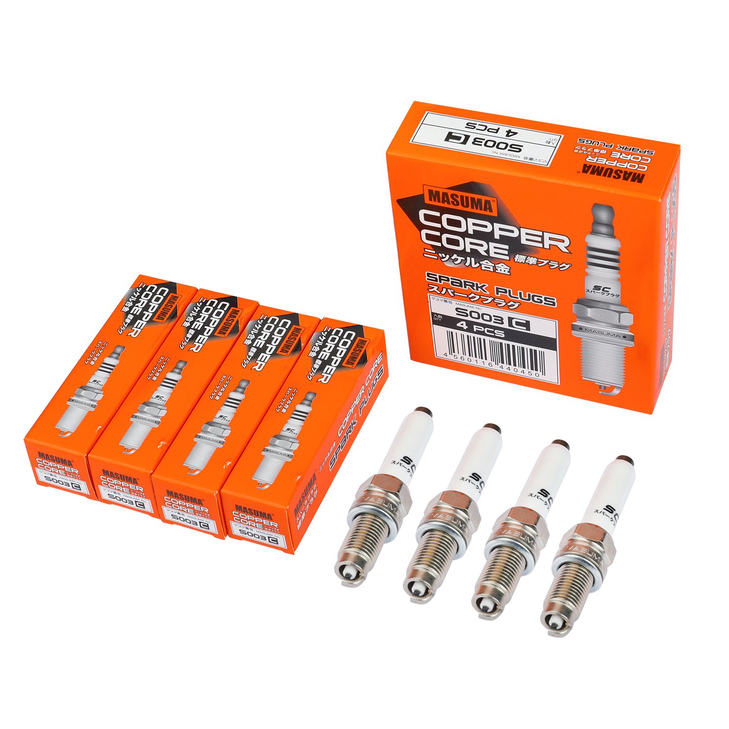 S003C MASUMA Auto Resistor Iridium Platinum Bujias 04C905616 Spark plugs For toyota For CAMRY For 4Runner For COROLLA Highlander
