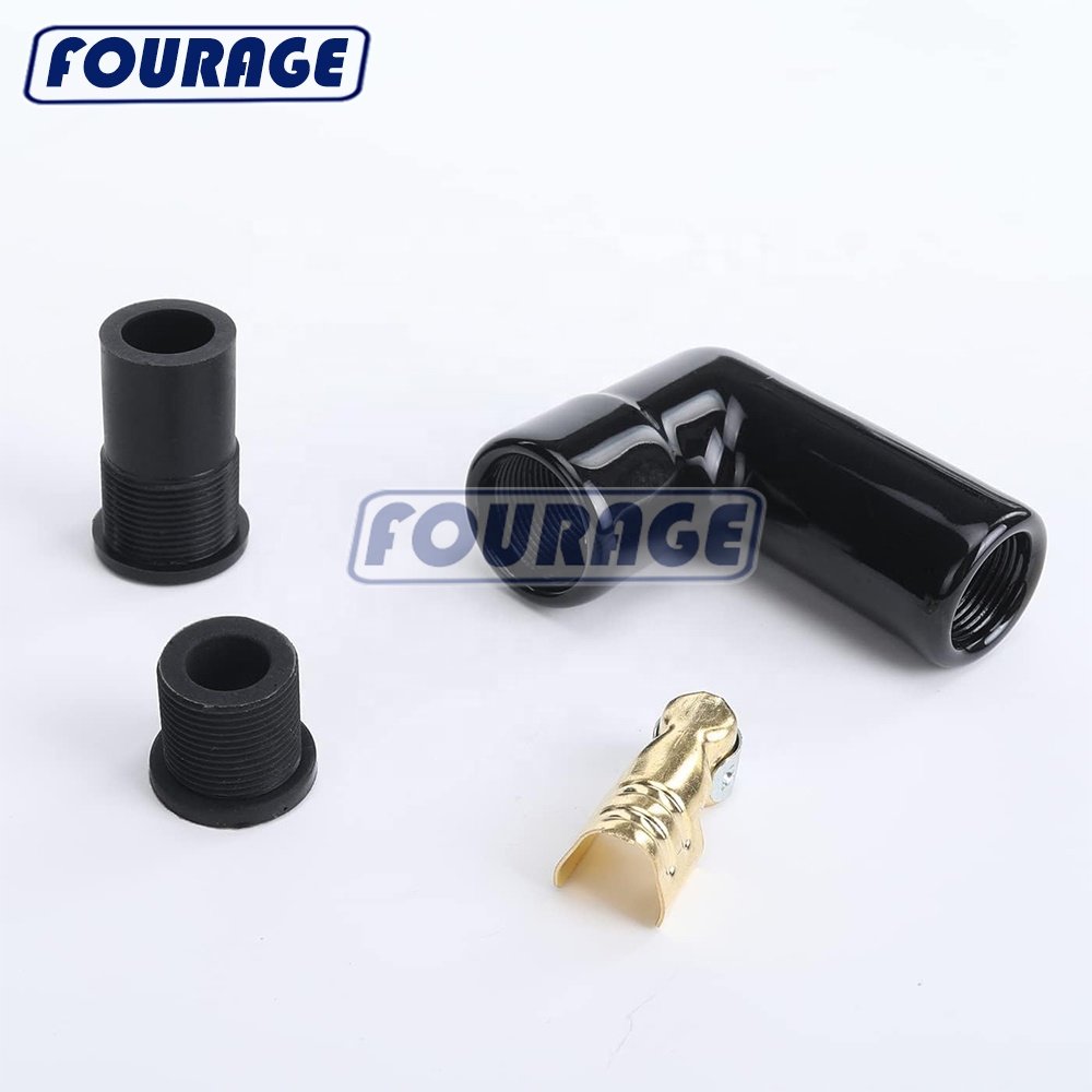 Racing Parts High Temperature 90 Degree for 8 mm Wires Ceramic Spark Plug Boot Kits