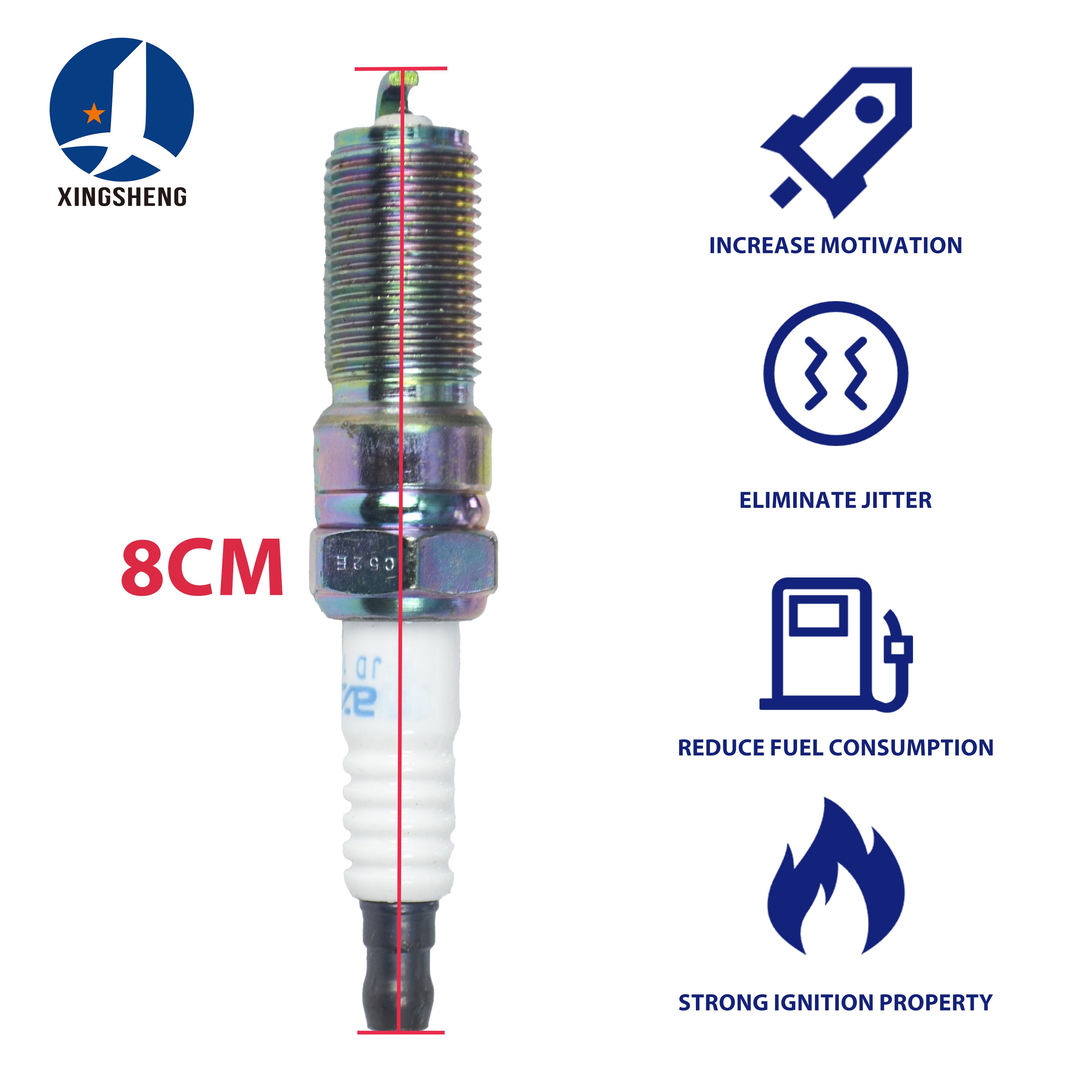 LFJD-18-110 LTR5BI-13 Iridium Spark Plug for Mazda 3 5 6 CX-7 Tribute 2.0 2.3 2.5L 90083