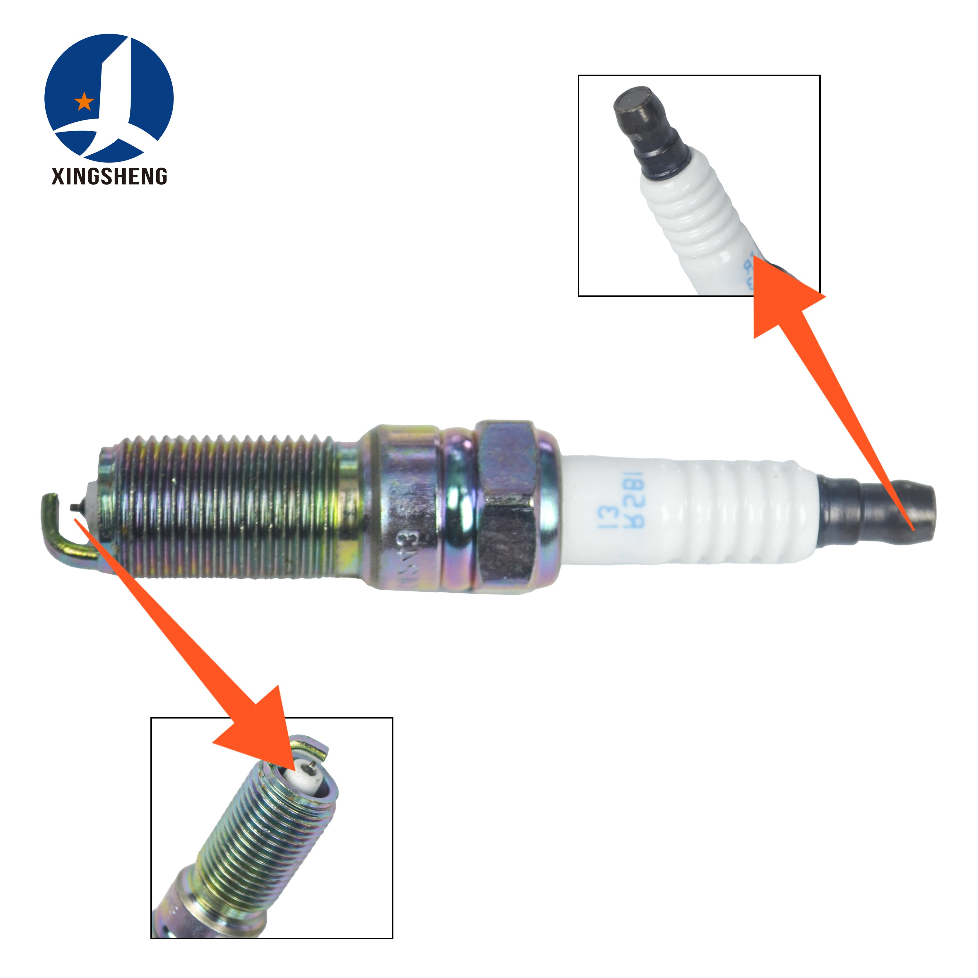 LFJD-18-110 LTR5BI-13 Iridium Spark Plug for Mazda 3 5 6 CX-7 Tribute 2.0 2.3 2.5L 90083