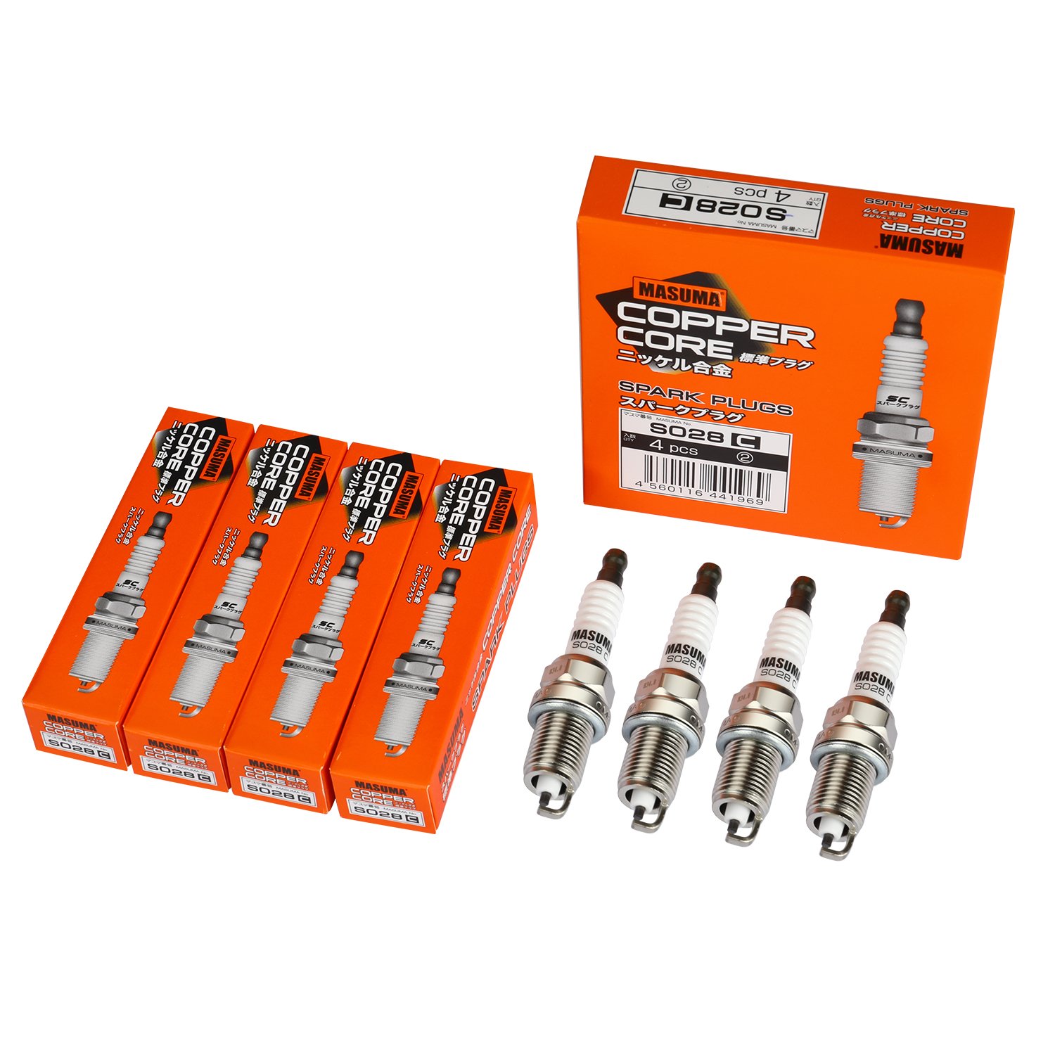 S028C MASUMA Auto Engine Systems Nickel car Spark plug for HONDA CIVIC ZFR6J-11 90098-70065 98079-5614P 5-86007639-0