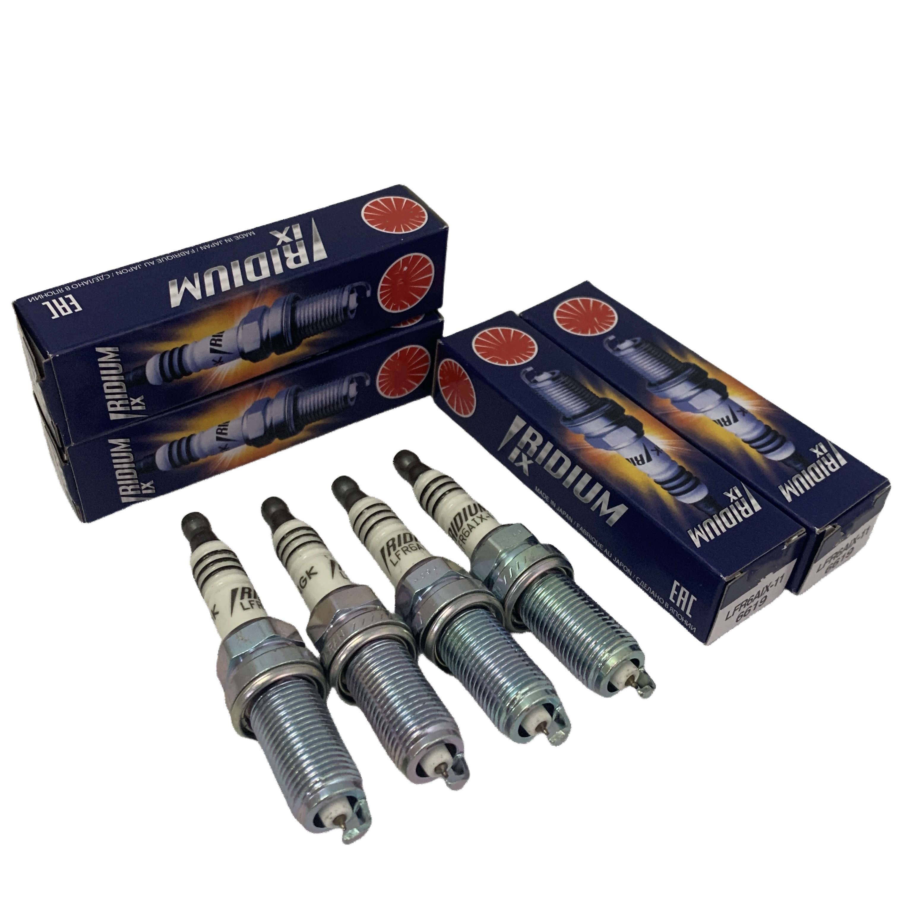Hot Sale LFR6AIX-11 6619 IX Iridium Spark Plugs For Volvo Toyota Suzuki Subaru Lexus Honda BMW Mercedes-Benz