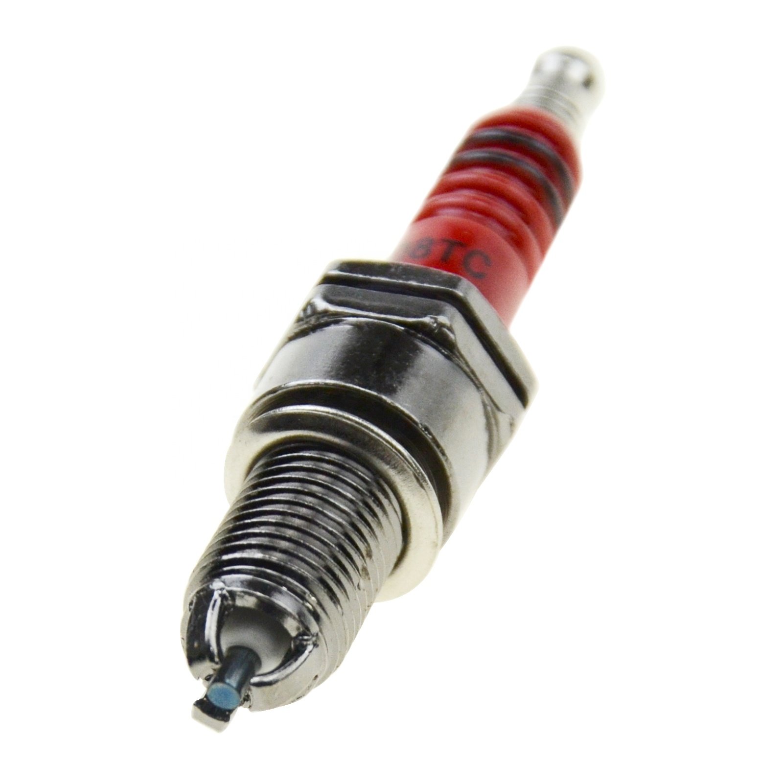GOOFIT Spark Plug D8TC 3-Electrode Replacement For Motorcycle 50cc 70cc 90cc 110cc ATV 150 Moped Go Kart Scooter